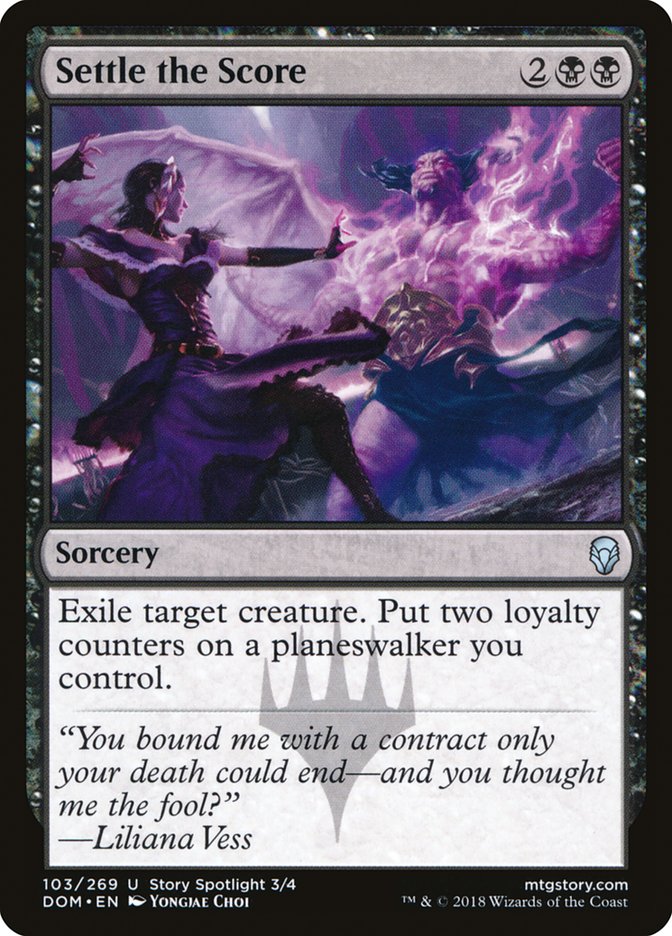 Settle the Score [Dominaria] | Dragon's Lair Comics and Fantasy Houston TX