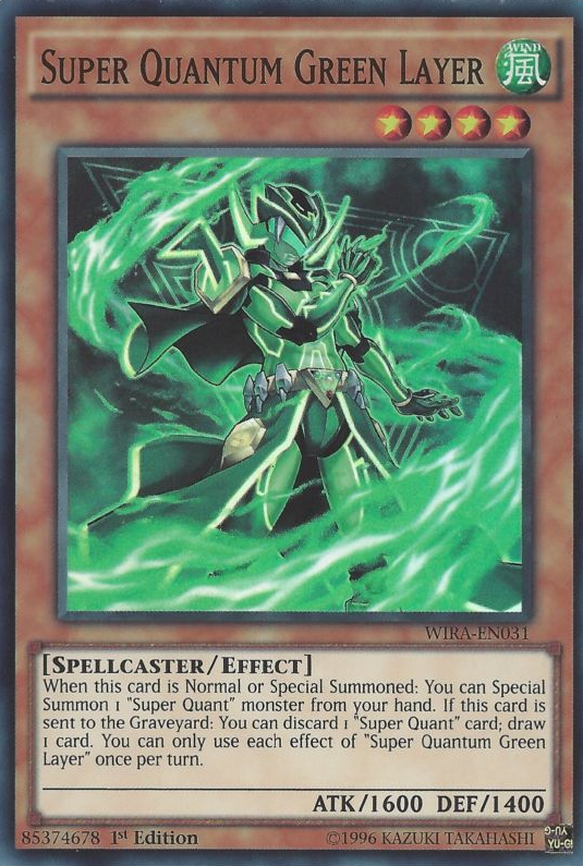 Super Quantum Green Layer [WIRA-EN031] Super Rare | Dragon's Lair Comics and Fantasy Houston TX