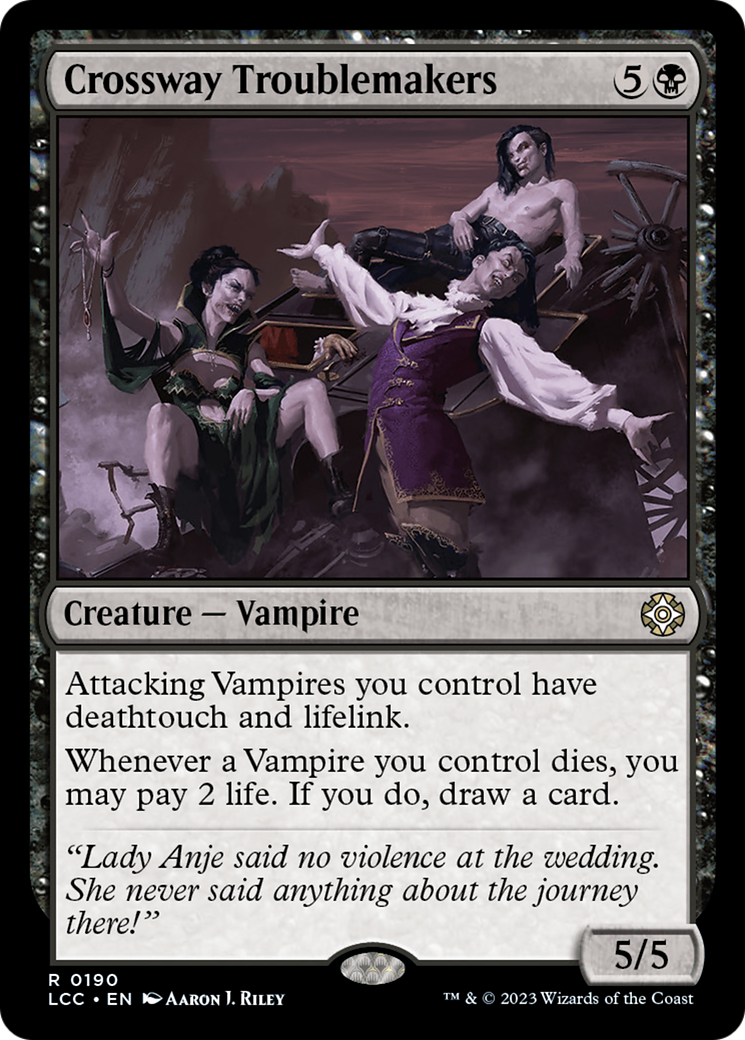 Crossway Troublemakers [The Lost Caverns of Ixalan Commander] | Dragon's Lair Comics and Fantasy Houston TX