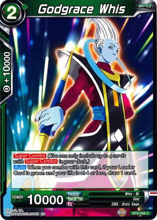 Godgrace Whis (BT6-058) [Destroyer Kings] | Dragon's Lair Comics and Fantasy Houston TX