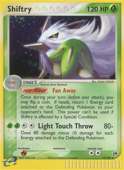 Shiftry (12/100) [EX: Sandstorm] | Dragon's Lair Comics and Fantasy Houston TX