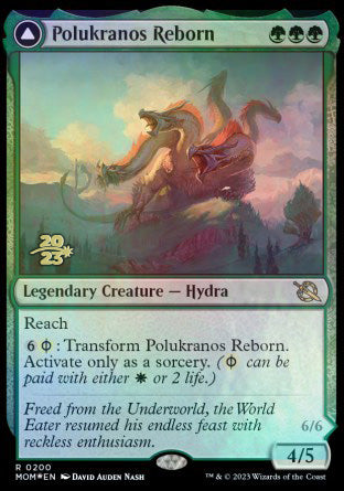 Polukranos Reborn // Polukranos, Engine of Ruin [March of the Machine Prerelease Promos] | Dragon's Lair Comics and Fantasy Houston TX