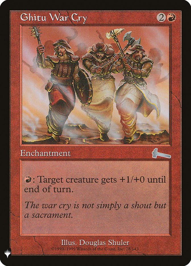 Ghitu War Cry [Mystery Booster] | Dragon's Lair Comics and Fantasy Houston TX