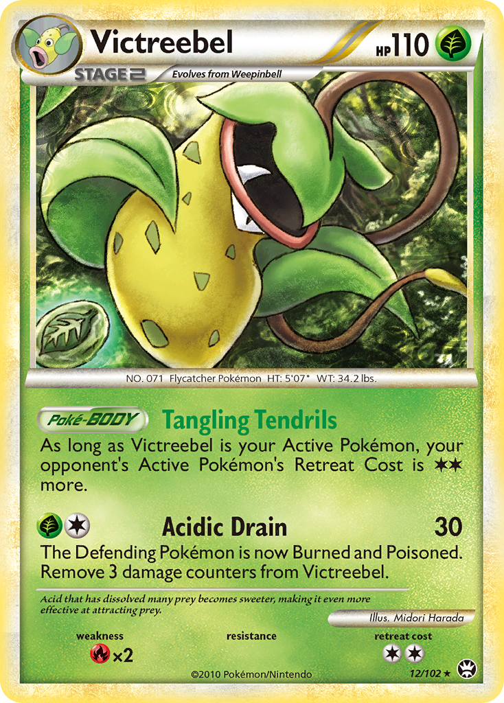 Victreebel (12/102) [HeartGold & SoulSilver: Triumphant] | Dragon's Lair Comics and Fantasy Houston TX