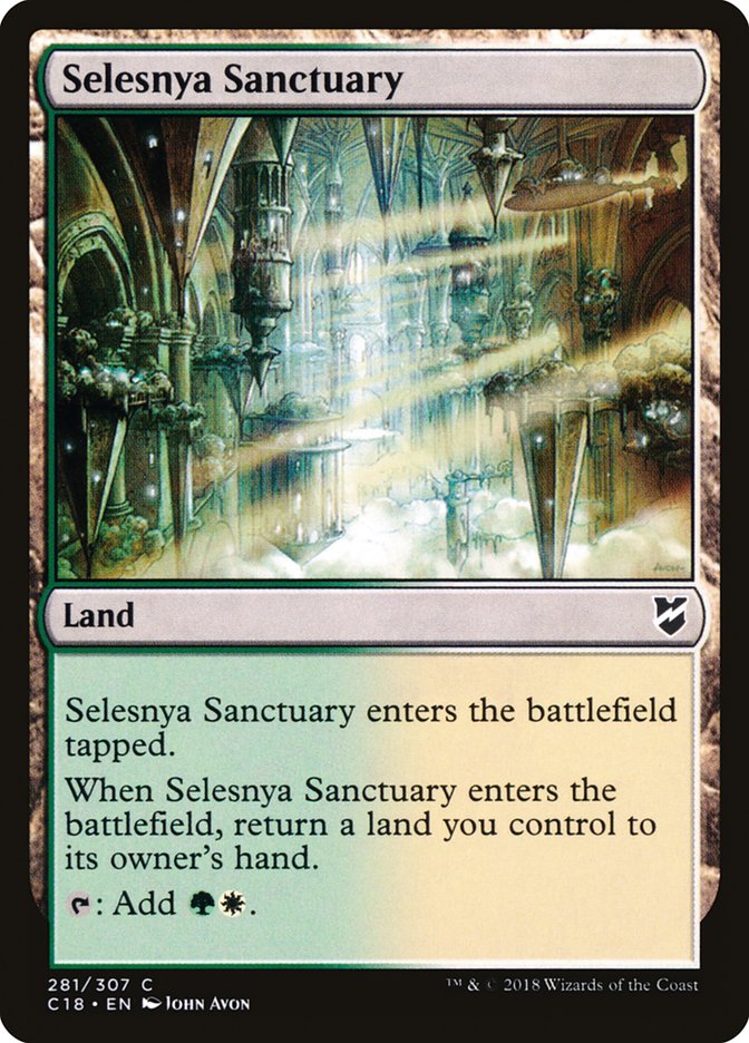 Selesnya Sanctuary [Commander 2018] | Dragon's Lair Comics and Fantasy Houston TX