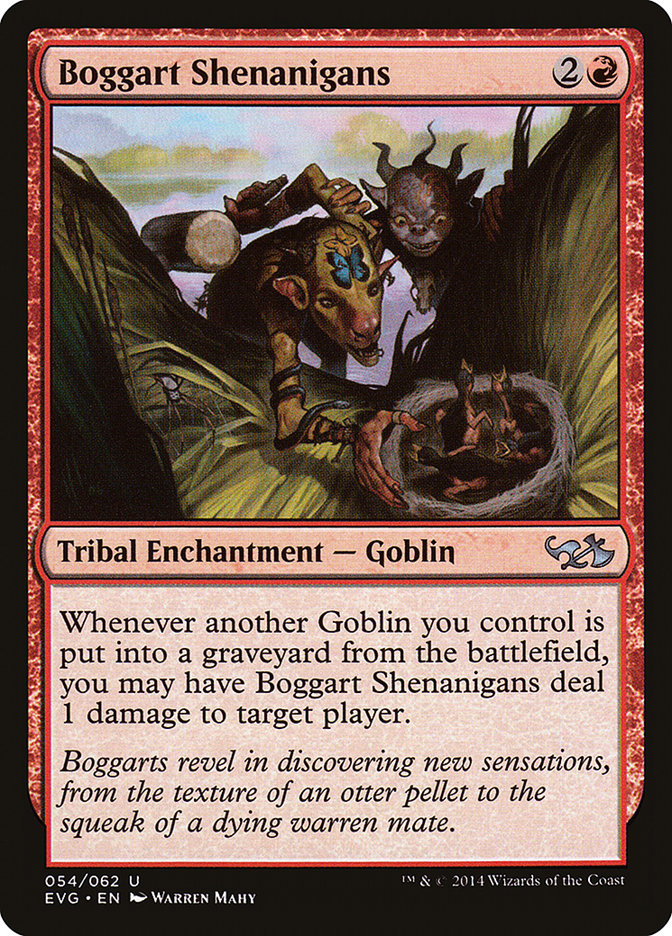 Boggart Shenanigans (Elves vs. Goblins) [Duel Decks Anthology] | Dragon's Lair Comics and Fantasy Houston TX