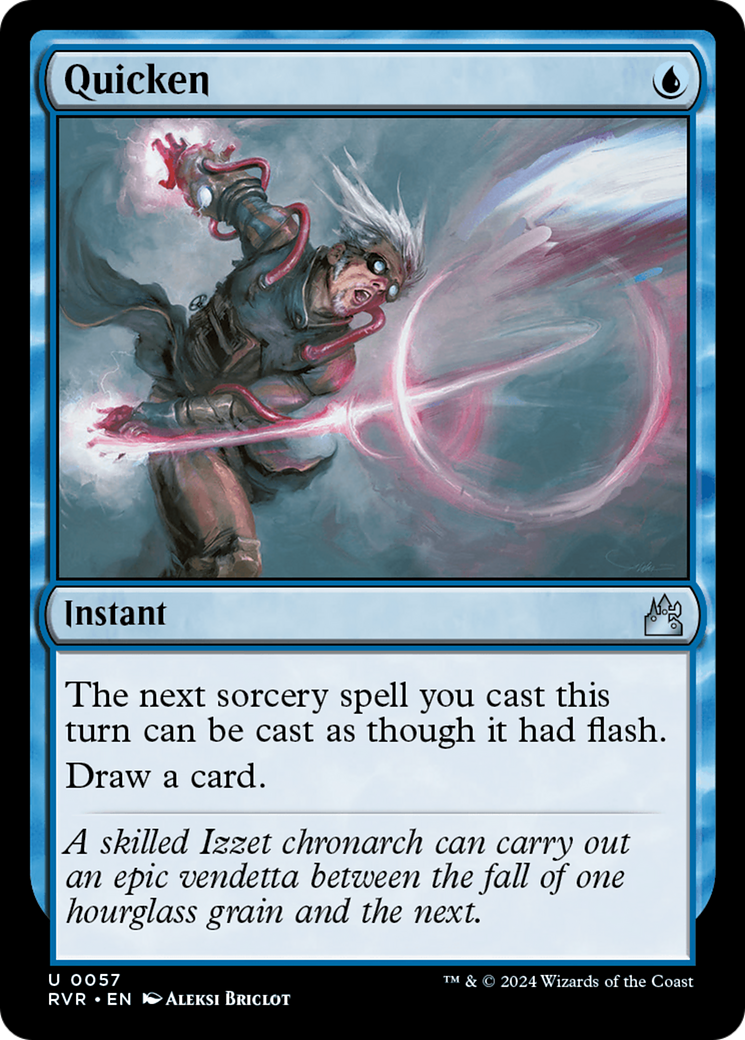 Quicken [Ravnica Remastered] | Dragon's Lair Comics and Fantasy Houston TX