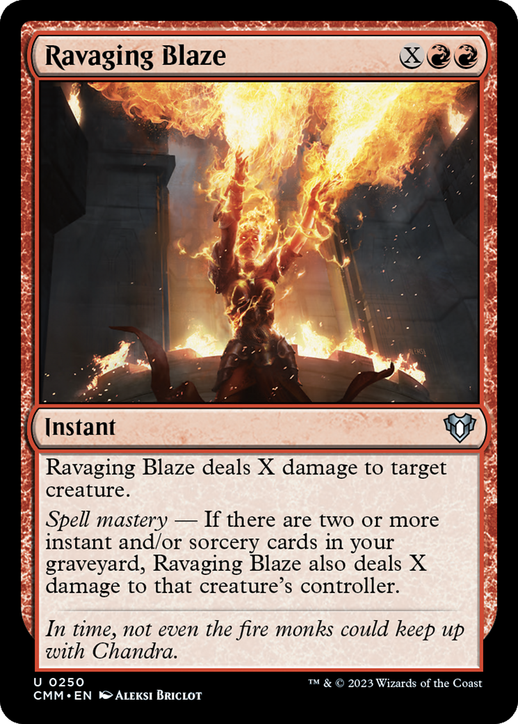 Ravaging Blaze [Commander Masters] | Dragon's Lair Comics and Fantasy Houston TX