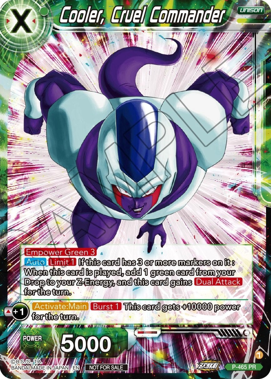 Cooler, Cruel Commander (Z03 Dash Pack) (P-465) [Promotion Cards] | Dragon's Lair Comics and Fantasy Houston TX