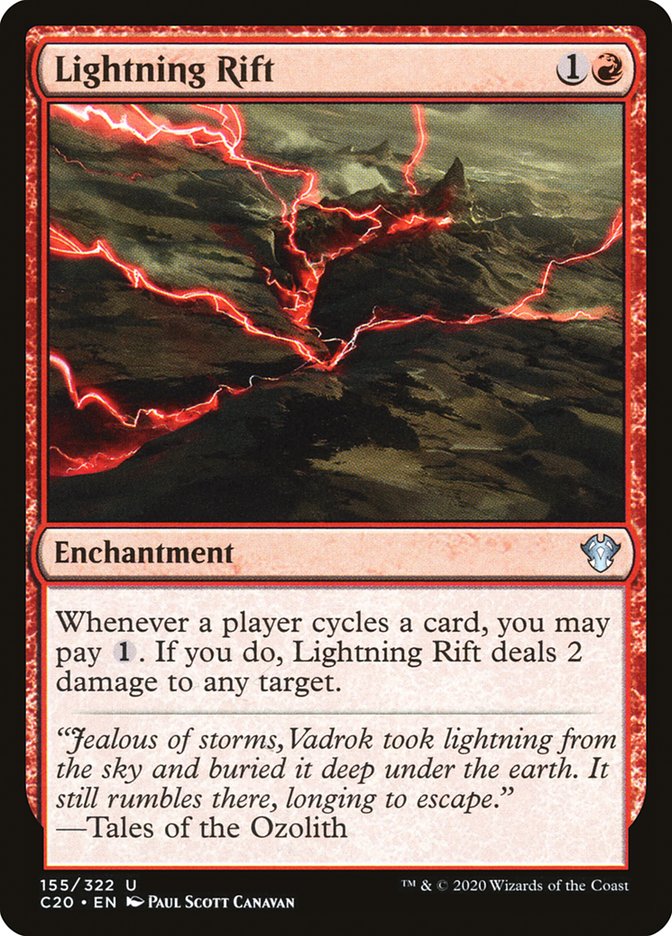 Lightning Rift [Commander 2020] | Dragon's Lair Comics and Fantasy Houston TX
