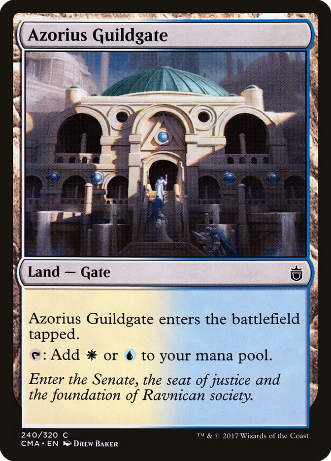 Azorius Guildgate [Commander Anthology] | Dragon's Lair Comics and Fantasy Houston TX