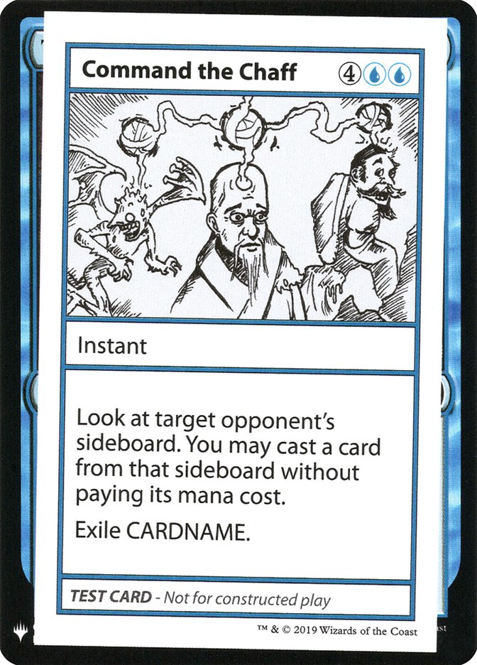 Command the Chaff [Mystery Booster Playtest Cards] | Dragon's Lair Comics and Fantasy Houston TX