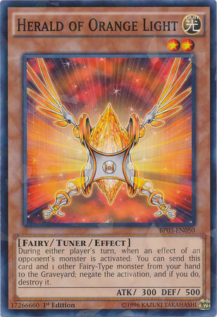Herald of Orange Light [BP03-EN050] Shatterfoil Rare | Dragon's Lair Comics and Fantasy Houston TX
