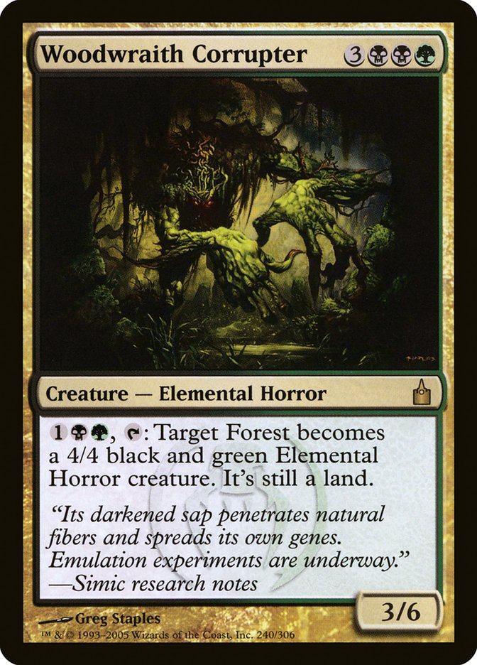 Woodwraith Corrupter [Ravnica: City of Guilds] | Dragon's Lair Comics and Fantasy Houston TX