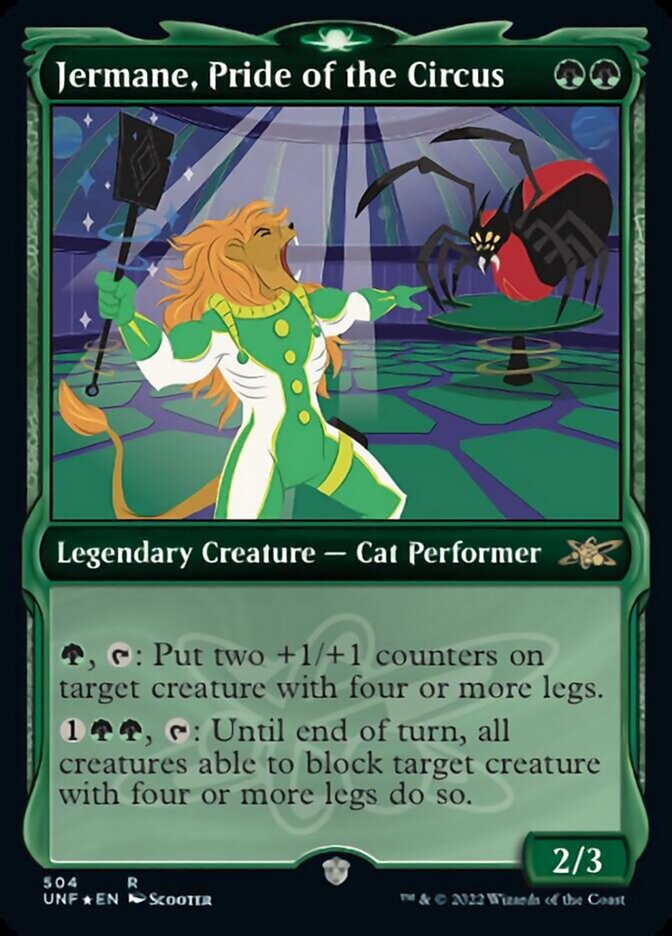 Jermane, Pride of the Circus (Showcase) (Galaxy Foil) [Unfinity] | Dragon's Lair Comics and Fantasy Houston TX