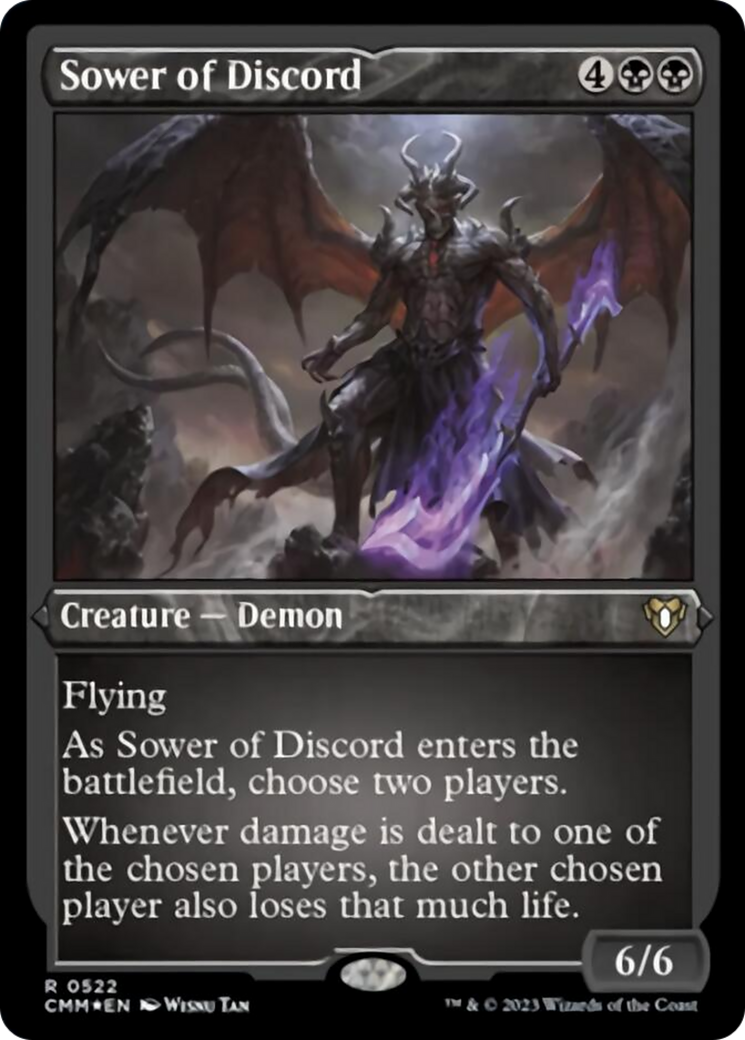 Sower of Discord (Foil Etched) [Commander Masters] | Dragon's Lair Comics and Fantasy Houston TX