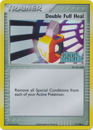 Double Full Heal (77/100) (Stamped) [EX: Crystal Guardians] | Dragon's Lair Comics and Fantasy Houston TX