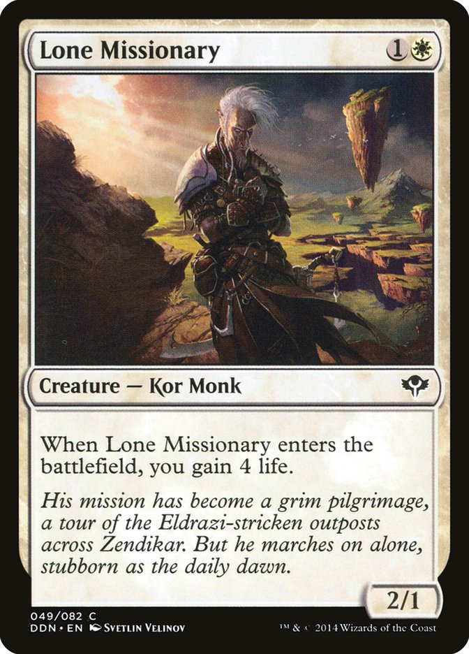Lone Missionary [Duel Decks: Speed vs. Cunning] | Dragon's Lair Comics and Fantasy Houston TX