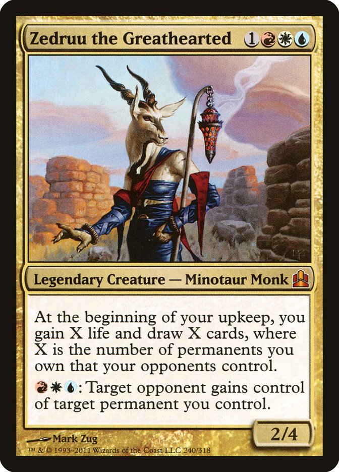 Zedruu the Greathearted [Commander 2011] | Dragon's Lair Comics and Fantasy Houston TX