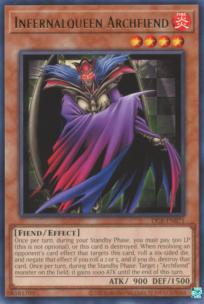 Infernalqueen Archfiend [DCR-EN071] Rare | Dragon's Lair Comics and Fantasy Houston TX