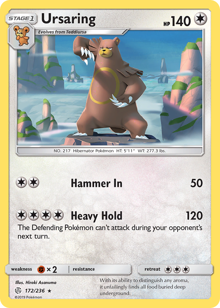 Ursaring (172/236) [Sun & Moon: Cosmic Eclipse] | Dragon's Lair Comics and Fantasy Houston TX