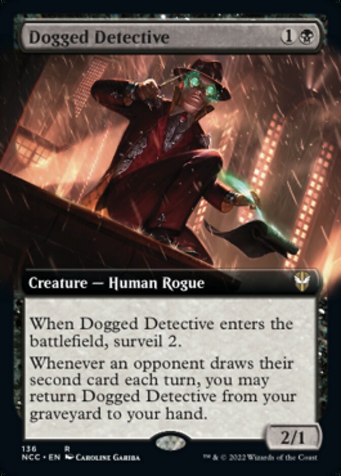 Dogged Detective (Extended Art) [Streets of New Capenna Commander] | Dragon's Lair Comics and Fantasy Houston TX