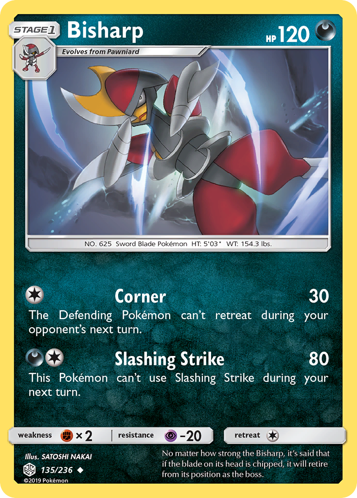 Bisharp (135/236) [Sun & Moon: Cosmic Eclipse] | Dragon's Lair Comics and Fantasy Houston TX