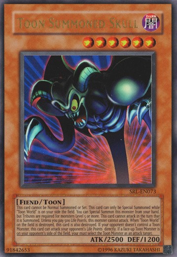Toon Summoned Skull [SRL-EN073] Ultra Rare | Dragon's Lair Comics and Fantasy Houston TX