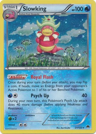 Slowking (21/122) (Cosmos Holo) [XY: BREAKpoint] | Dragon's Lair Comics and Fantasy Houston TX