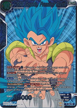 SSB Gogeta, Frenzied Burst (P-104) [Promotion Cards] | Dragon's Lair Comics and Fantasy Houston TX
