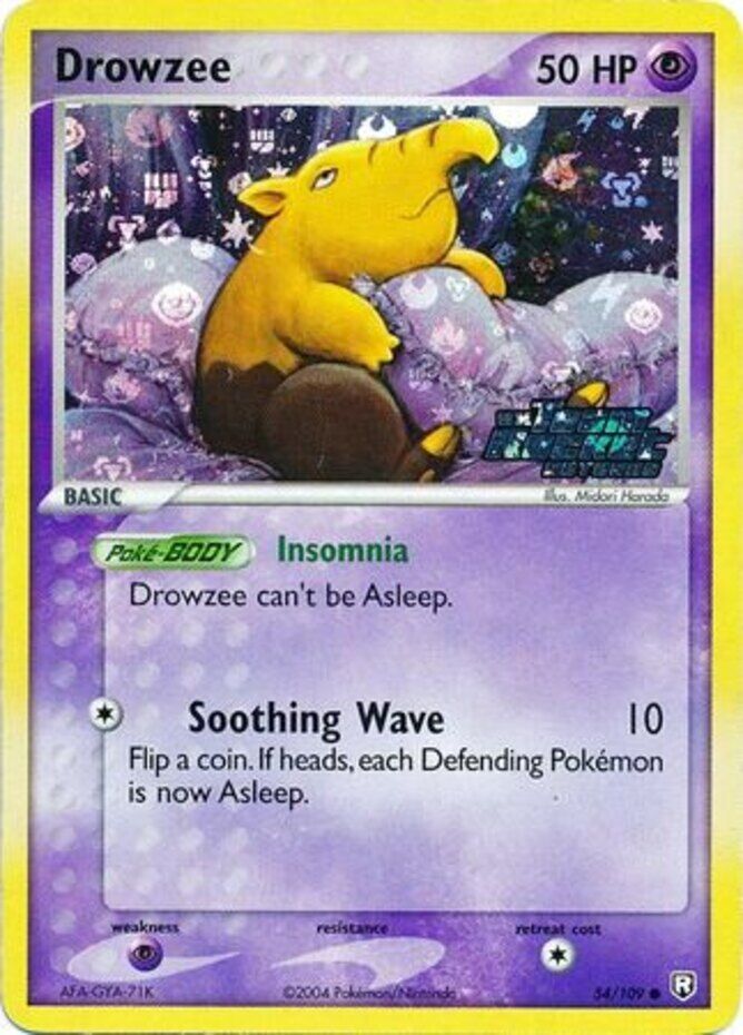 Drowzee (54/109) (Stamped) [EX: Team Rocket Returns] | Dragon's Lair Comics and Fantasy Houston TX