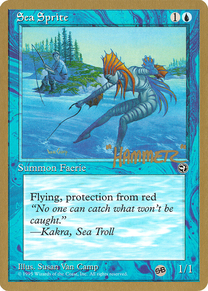 Sea Sprite (Shawn "Hammer" Regnier) (SB) [Pro Tour Collector Set] | Dragon's Lair Comics and Fantasy Houston TX