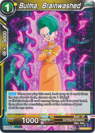 Bulma, Brainwashed (BT8-076) [Malicious Machinations] | Dragon's Lair Comics and Fantasy Houston TX