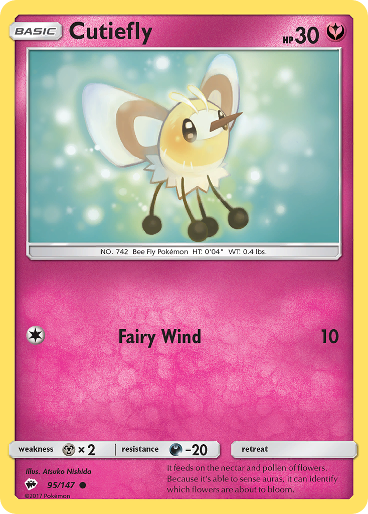 Cutiefly (95/147) [Sun & Moon: Burning Shadows] | Dragon's Lair Comics and Fantasy Houston TX