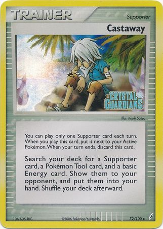 Castaway (72/100) (Stamped) [EX: Crystal Guardians] | Dragon's Lair Comics and Fantasy Houston TX