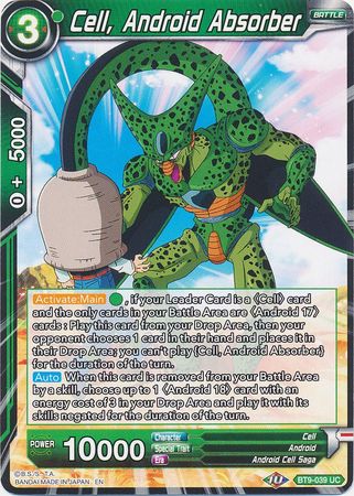 Cell, Android Absorber (BT9-039) [Universal Onslaught] | Dragon's Lair Comics and Fantasy Houston TX