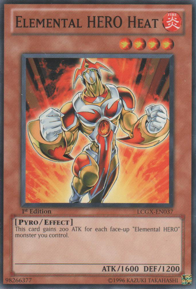 Elemental HERO Heat [LCGX-EN037] Common | Dragon's Lair Comics and Fantasy Houston TX