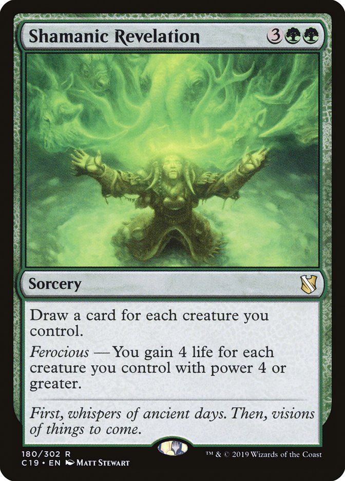 Shamanic Revelation [Commander 2019] | Dragon's Lair Comics and Fantasy Houston TX