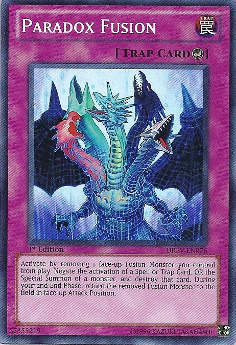 Paradox Fusion [DREV-EN076] Super Rare | Dragon's Lair Comics and Fantasy Houston TX