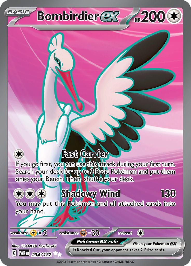 Bombirdier ex (234/182) [Scarlet & Violet: Paradox Rift] | Dragon's Lair Comics and Fantasy Houston TX