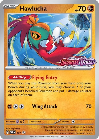 Hawlucha (007) [Scarlet & Violet: Black Star Promos] | Dragon's Lair Comics and Fantasy Houston TX