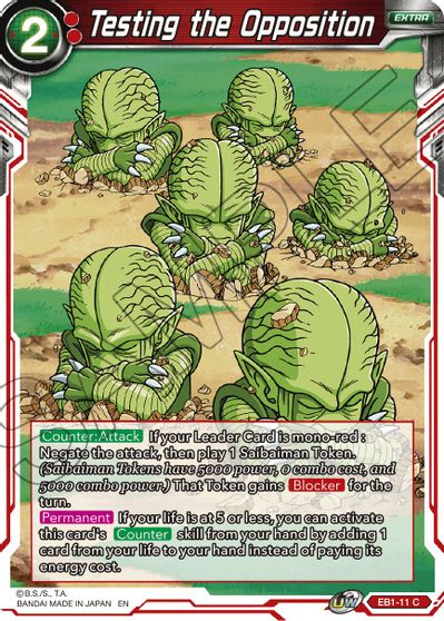Testing the Opposition (EB1-011) [Battle Evolution Booster] | Dragon's Lair Comics and Fantasy Houston TX
