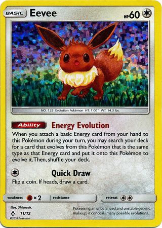 Eevee (11/12) [McDonald's Promos: 2018 Collection] | Dragon's Lair Comics and Fantasy Houston TX