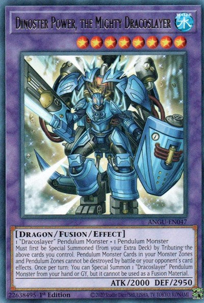 Dinoster Power, the Mighty Dracoslayer (Rare) [ANGU-EN047] Rare | Dragon's Lair Comics and Fantasy Houston TX