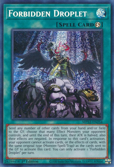 Forbidden Droplet [MP22-EN254] Prismatic Secret Rare | Dragon's Lair Comics and Fantasy Houston TX