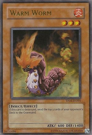 Warm Worm [TF04-EN001] Super Rare | Dragon's Lair Comics and Fantasy Houston TX