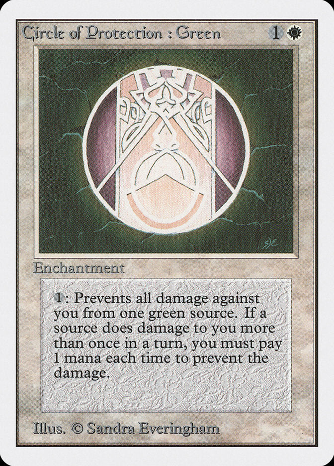 Circle of Protection: Green [Unlimited Edition] | Dragon's Lair Comics and Fantasy Houston TX
