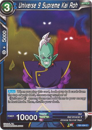 Universe 9 Supreme Kai Roh (TB1-034) [The Tournament of Power] | Dragon's Lair Comics and Fantasy Houston TX