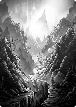 Mountain Art Card [Innistrad: Midnight Hunt Art Series] | Dragon's Lair Comics and Fantasy Houston TX