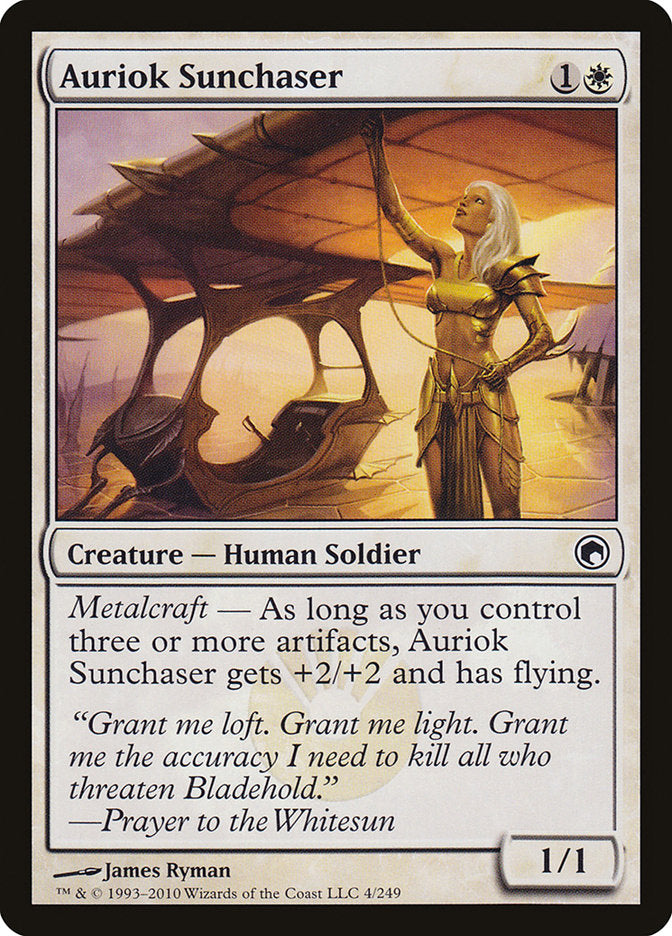 Auriok Sunchaser [Scars of Mirrodin] | Dragon's Lair Comics and Fantasy Houston TX